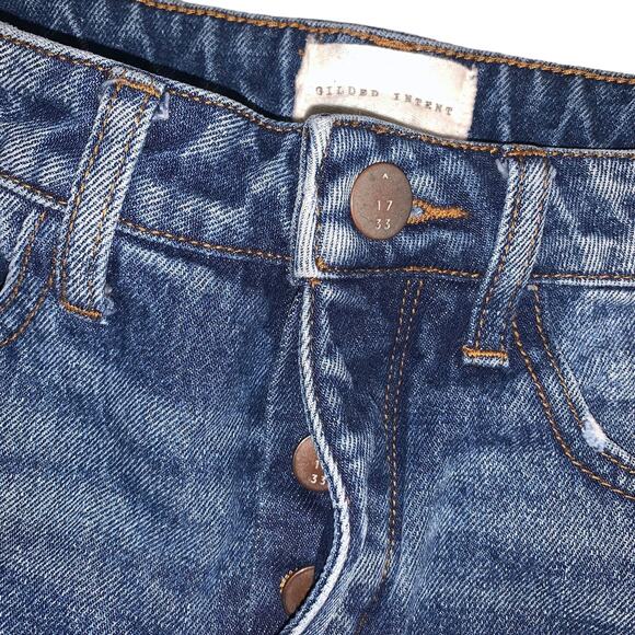 Buckle Guilded Intent Jeans High Rise Ankle Straight Jeans Size 25 - Picture 7 of 10